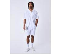 Short texturé brodé - PROJECT X PARIS - Homme - Blanc - 100% polyester - Regular S