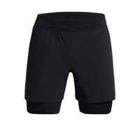 Short tissé 2 en 1 Under Armour Peak Noir L