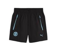 Short tissé décontracté PUMATECH Olympique de Marseille Homme, Vêtements, Noir, XL XL