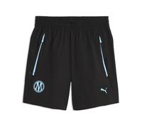 Short tissé décontracté PUMATECH Olympique de Marseille Enfant et Adolescent, Vêtements, Noir, 9-10Y 9-10Y