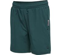 Short tissé enfant Hummel Move Grid Vert 10 ans
