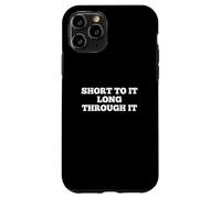 Short to It Long Through It Homerun Hitter League Baseball Coque pour iPhone 11 Pro