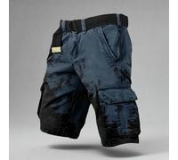 Short Travail Homme Chantier - Bermuda Homme Cargo Toile - Pantalon Cargo Pour Homme Coupe Droite Polyvalente Imprimé Tendance Pour Un Look Décontracté Au Quotidien Parfait Pour Le Printemps