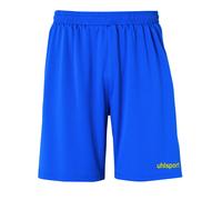 uhlsport Center Basic Shorts Pantalon Homme, Bleu Azur/Jaune, M