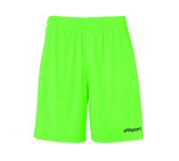 uhlsport Center Basic Shorts Pantalon Homme, Vert Fluo/Noir, XXL