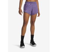 Short Under Armour Fly-By violet femme - L