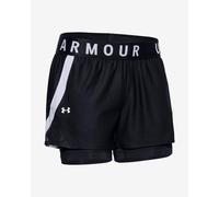 Short Under Armour Play Up 2-in-1 noir blanc femme - M