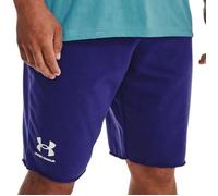 Short - UNDER ARMOUR - Rival Terry - Bleu Roi - Taille élastique - 100% Coton S