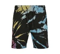 Urban Classics Tie Dye Shorts Noir S Homme