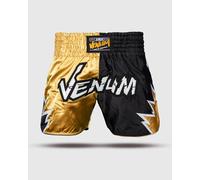 Short Venum Inferno 2.0 Muay Thai noir blanc doré - L