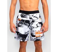 Short Venum UFC Zenith Fight Week blanc noir orange - L