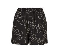 Short villégiature viscose femme Urban Classics AOP Noir 5XL