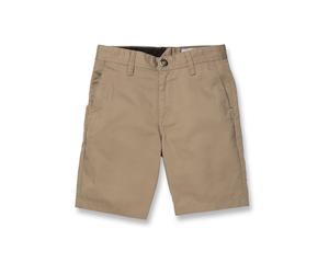 Short Volcom Frickin Chino Short Khaki Garçon Beige 2024 taille 22