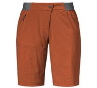 Short VTT femme sans peau Mellow Trail orange