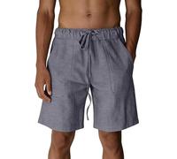 Short VTT Homme, Short D'Été Uni pour Homme Taille Élastique Coupe Droite Idéal pour Le Sport La Course À Pied La Plage Et Les Loisirs Léger Et Respirant Il Est Parfait pour La Plage Ou Les Vacances