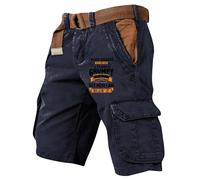 Short VTT Short Homme Sport Short De Sport Homme Short Homme en Coton Men's Cargo Shorts Bermuda Homme Pantacourt Homme Été Pantacourt Cargo Pantalon Homme Jeans Short Bermuda Homme Jean