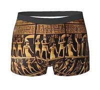 Shorts Boxer Impression des Hiéroglyphes Égyptiens Boxer Homme Confortable Boxer Shorty Homme Classique Boxers pour Homme M
