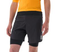Short 2 en 1 compressport trail racing noir