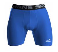 Shorts de Compression pour Hommes, Short de Compression a Sechage Rapide et Respirant, Short de Sport avec Poches pour Telephone Portable, Short de Course Basique pour Le Cyclisme Azul Klein M