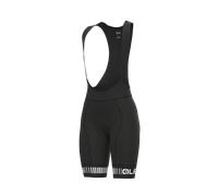 Shorts De Cyclisme Femme ALE' PR-R STRADA Noir-Blanc 2024