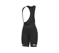 Shorts De Cyclisme Femme ALE' SOLID TRAGUARDO Noir-Blanc 2025