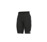 Shorts De Cyclisme Sans Bretelles ALE' SOLID CORSA Noir-Blanc 2024