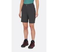 Rab Women's Incline Light Shorts - Short randonnée femme Anthracite L - Entrejambe 8"