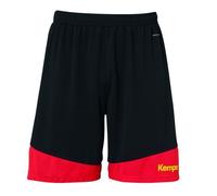 Shorts de Handball - KEMPA - Emotion 2.0 - Noir/Rouge - Confortable - Léger S