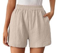 Shorts De Sport Femme, Short De Randonnée Femme Chic Grossesse Tennis Bermuda Été Jean Coton Jupe Ete Blanc Long Taille Haute Jeans Shorts Fluide Et Bermudas Jorts Grande Plage # # ~