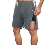 Shorts De Sport Homme - Short décontracté Sportif Masculin pour activités Quotidiennes Coupe Ample à Boutons Confortable Printemps Parfaite avec Tee-Shirts Entretien Facile