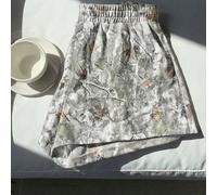 Shorts décontractés vintage femme à taille moyenne, coupe ample avec imprimé camouflage de branche d'arbre L,M,S,XL,XS,XXL,XXS,XXXL,XXXXLTissu tricoté