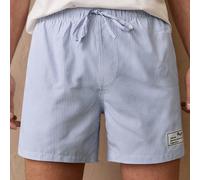 Shorts droits pour hommes à taille à cordon de serrage et rayures verticales tissées, style décontracté L,M,S,XL,XS,XXL,XXS,XXXL,XXXXLRayé,Tropical,PlantesTissu tissé