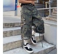 Shorts en jean amples de camouflage pour hommes 30,32,36,34graphique,Lettres,RétroJean