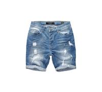 Shorts en jean pour homme style déchiré extensible Denim Pantalon court A&S