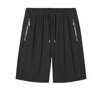Shorts Et Bermudas Femme Cargo SéChage Rapide Pantalon Court à Taille ÉLastique LéGer Casual Chino Respirant Short De Sport avec Poches ZippéEs