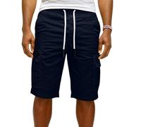 Shorts Et Bermudas Homme Ample Confortable Pantalon Court avec Poches Décontractés Training Sport Shorts Randonnée Bermuda Taille Élastique Vintage Running Short Vacances Loisirs Quotidien