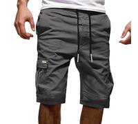 shorts et bermudas homme Grande Taille Décontractés Classique Short Outdoor Légère Et Respirant randonnée Pantalon Vintage Sport Jogging Training Pantalon Taille Elastique Baggy Pantacourt avec Poches