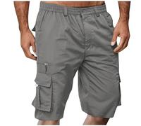 Shorts Et Bermudas Homme Taille Elastique Short Court avec Poches Casual LâChe Pantalon Court Baggy Bermuda Cargo Short De Travail Sport Jogging Slim Fit Militaire Pantalon Outdoor RandonnéE Shorts