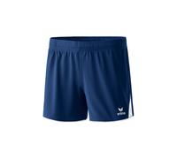 Erima Short pour Femme de 5 Cubes 46 Bleu Marine/Blanc