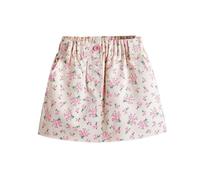 Shorts filles pas cher été bébé fille mignon imprimé floral jupe en denim jupe pleine longueur jupe courte porte-monnaie fille, beige, 4-5 ans