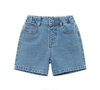 Shorts Gar?on Coton Bermuda Couleur Décontracté avec Poches Casual Sport Ado Garcon 4-14 Ans