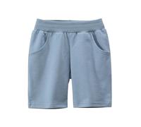 Shorts Gar?on Short Enfant Coton Loisirs Couleur Unie avec Taille Élastique Pas Cher Ado Garcon 4-14 Ans