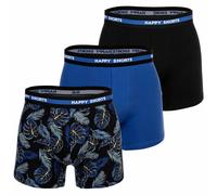 Shorts Heureux Pour Hommes, Pack De 3 - Jersey Rétro, Ceinture Logo