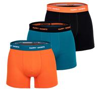 Shorts Heureux Pour Hommes, Pack De 3 - Jersey Rétro, Ceinture Logo
