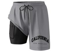 Shorts Hommes Short D'été Hawa?en Été Léger Sport Jogging Respirant Cordon Serrage Doux Taille Élastique Confortable Décontracté Voyage Gymnastique d'entra?Nement