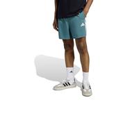 adidas Herren Essential Three Stripes Chelsea Base Short, preloved Teal/White, S