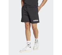 Shorts Hose HOMME Adidas Linear Single Jersey Noir Blanc Coton