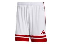Shorts Hose HOMME Adidas Squadra 25 Football Blanc Rouge Polyester Aeroready