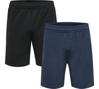 Hummel Topaz Shorts 2 Units Bleu,Noir S Homme