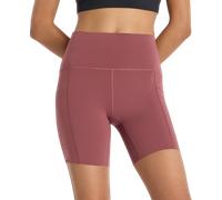 NEW BALANCE Sleek Pocket High Rise Short 6 In W - Femme - Violet / Rouge - taille M- modèle 2025